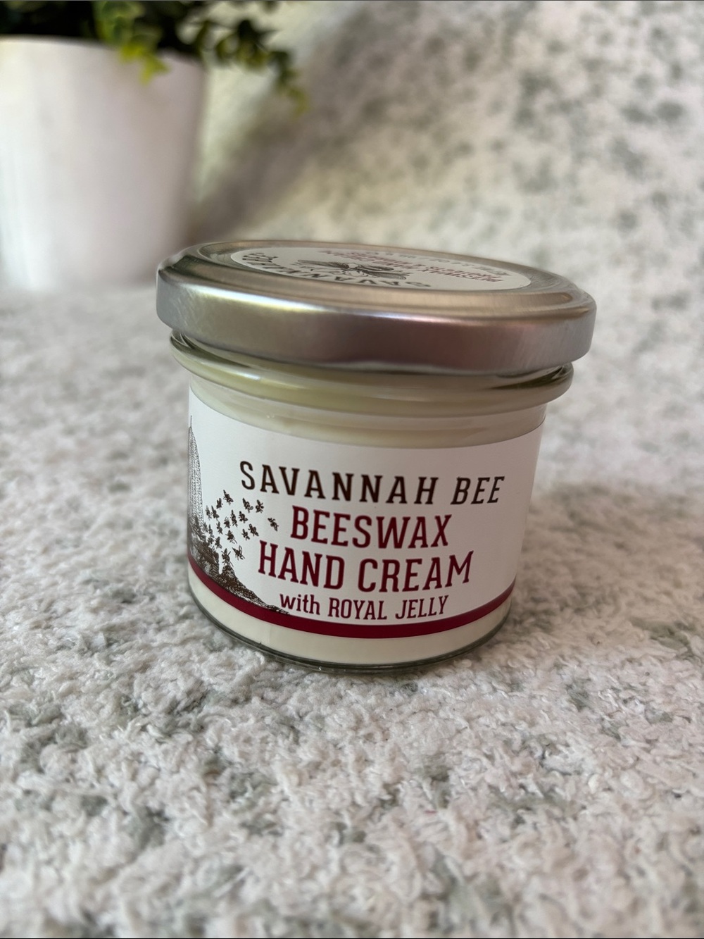 Savannah Bee Beeswax Hand Cream w Royal Jelly NWT 3.4oz.  No box